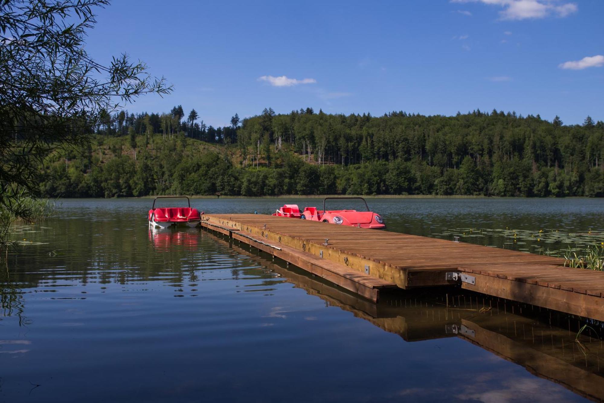 Malinowe Wzgorze Domki 90 M2 Z Sauna I Balia Krzeszna Εξωτερικό φωτογραφία